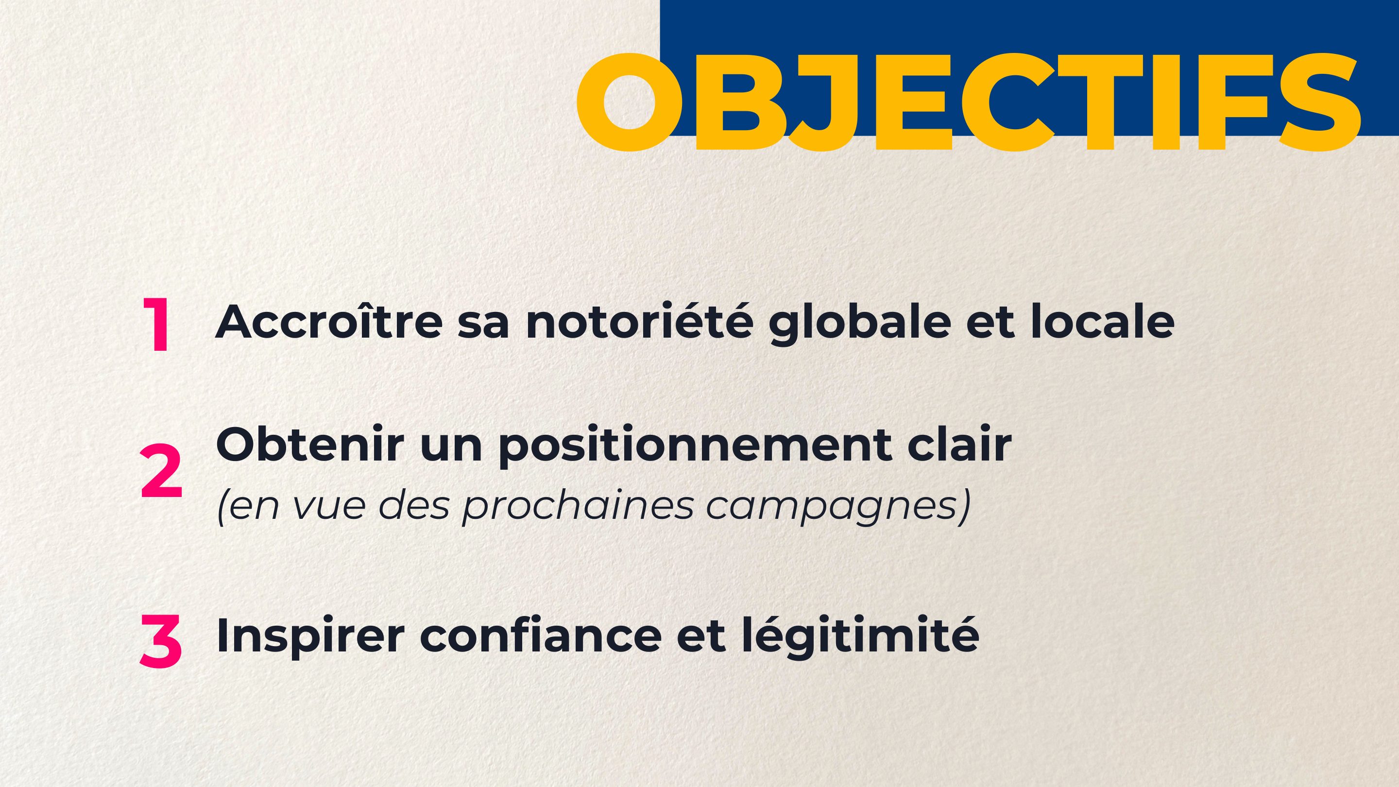 Objectifs
