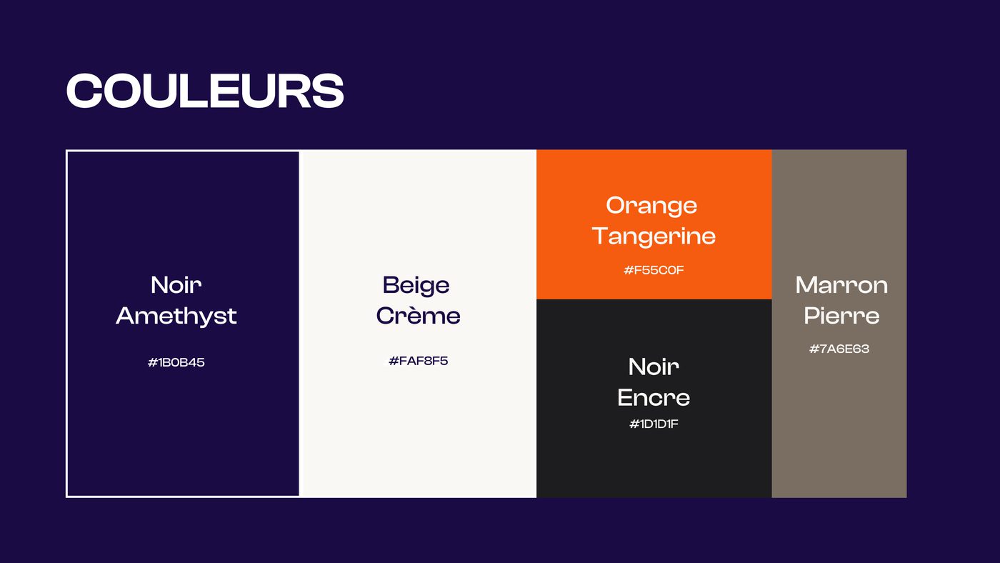 Palette de couleurs