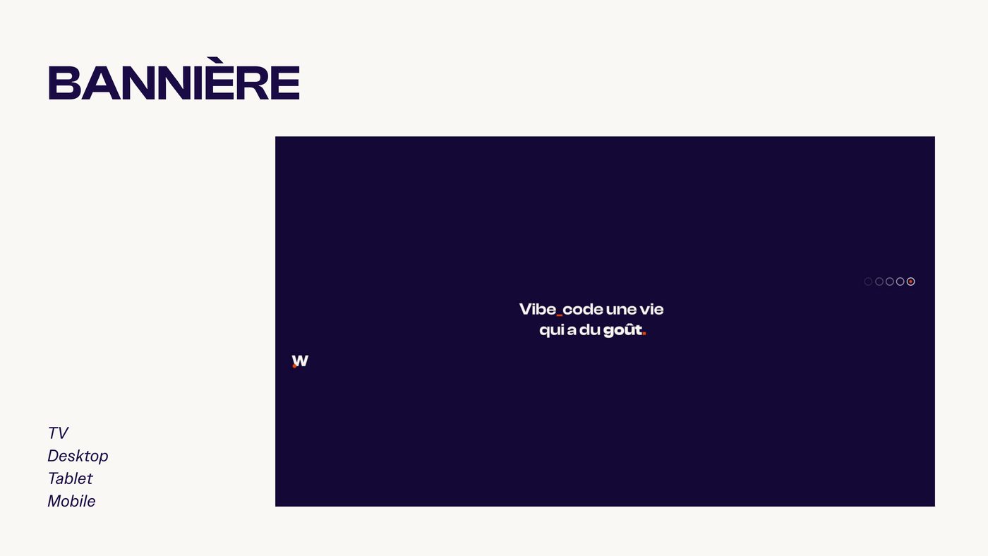YouTube — Bannière TV / Desktop / Tablet / Mobile