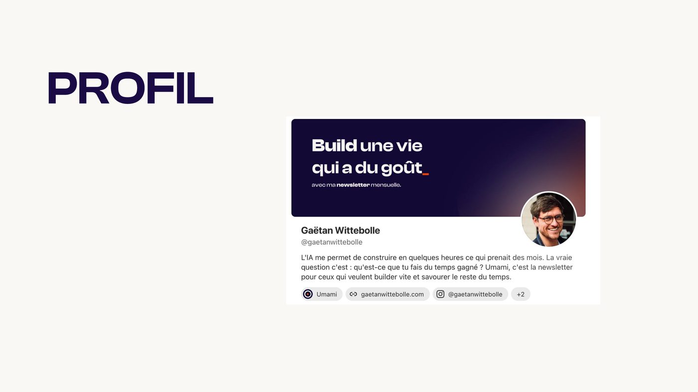 Substack — Profil