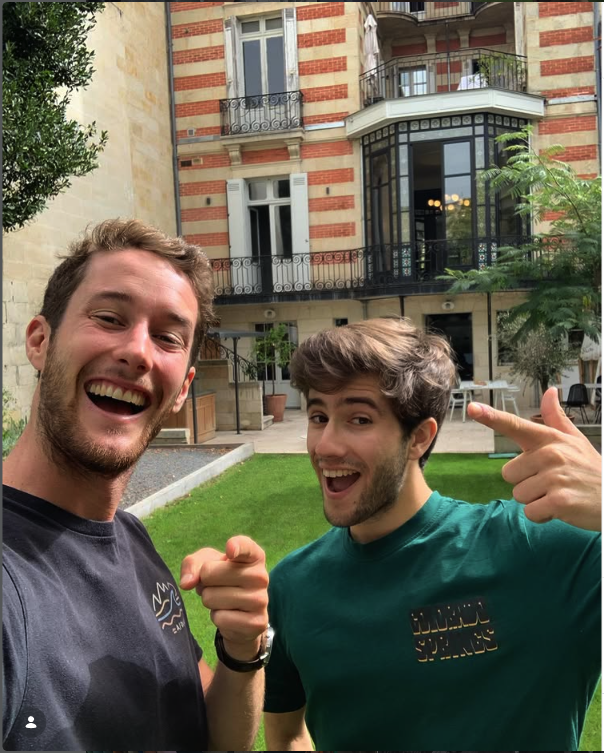 Théo Robache et Paul-Hugo Guilloton — début du stage