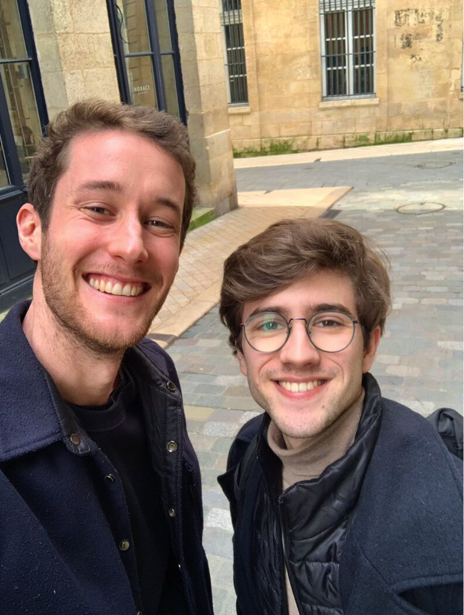 Théo Robache et Paul-Hugo Guilloton