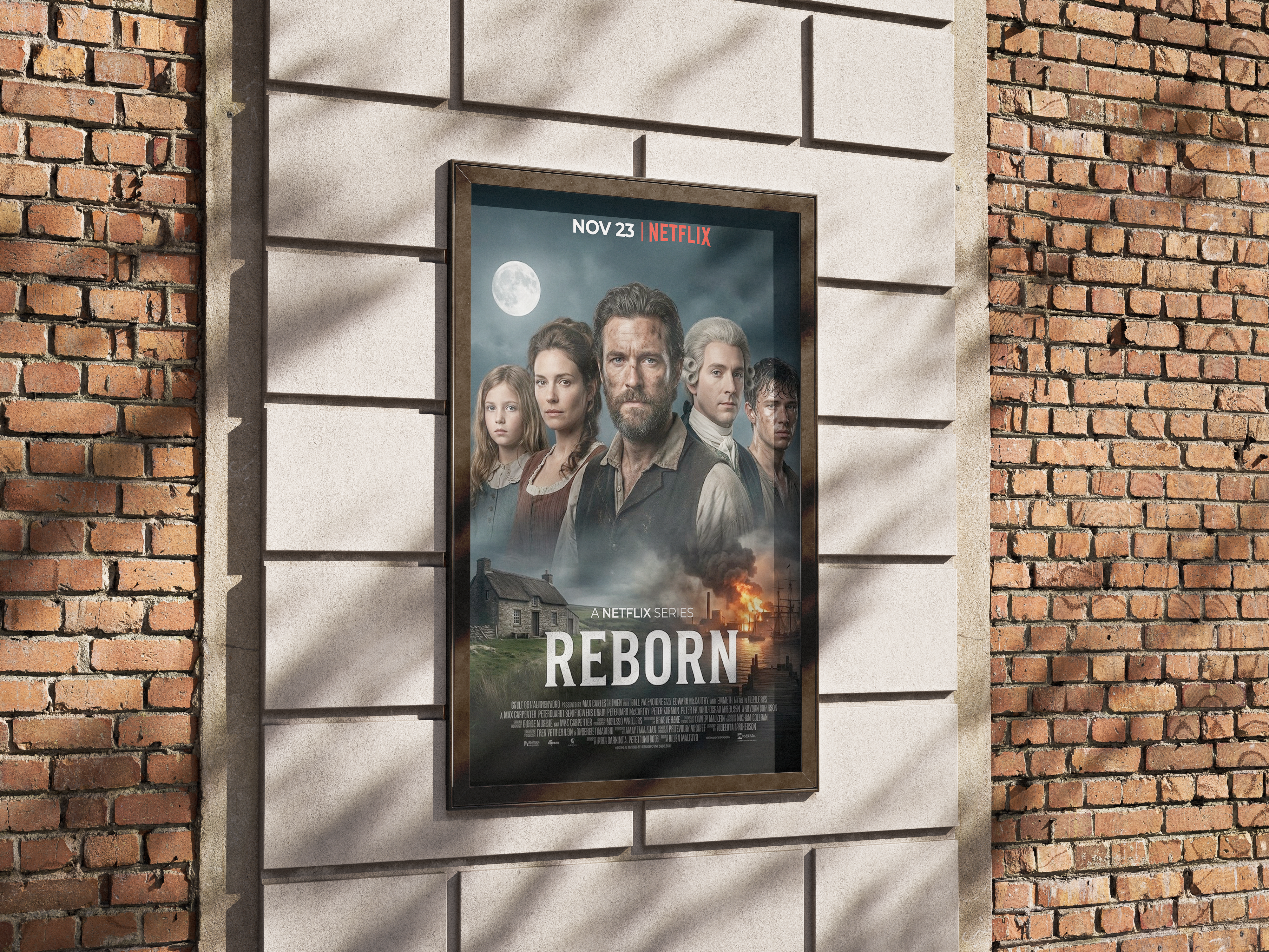 Mockup affiche rue